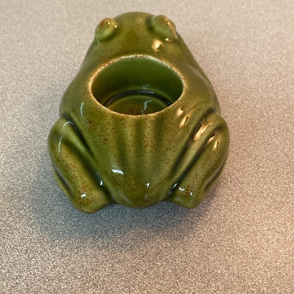 Partylite - pair of frog tea lite candle holders. - Picture 3 of 9
